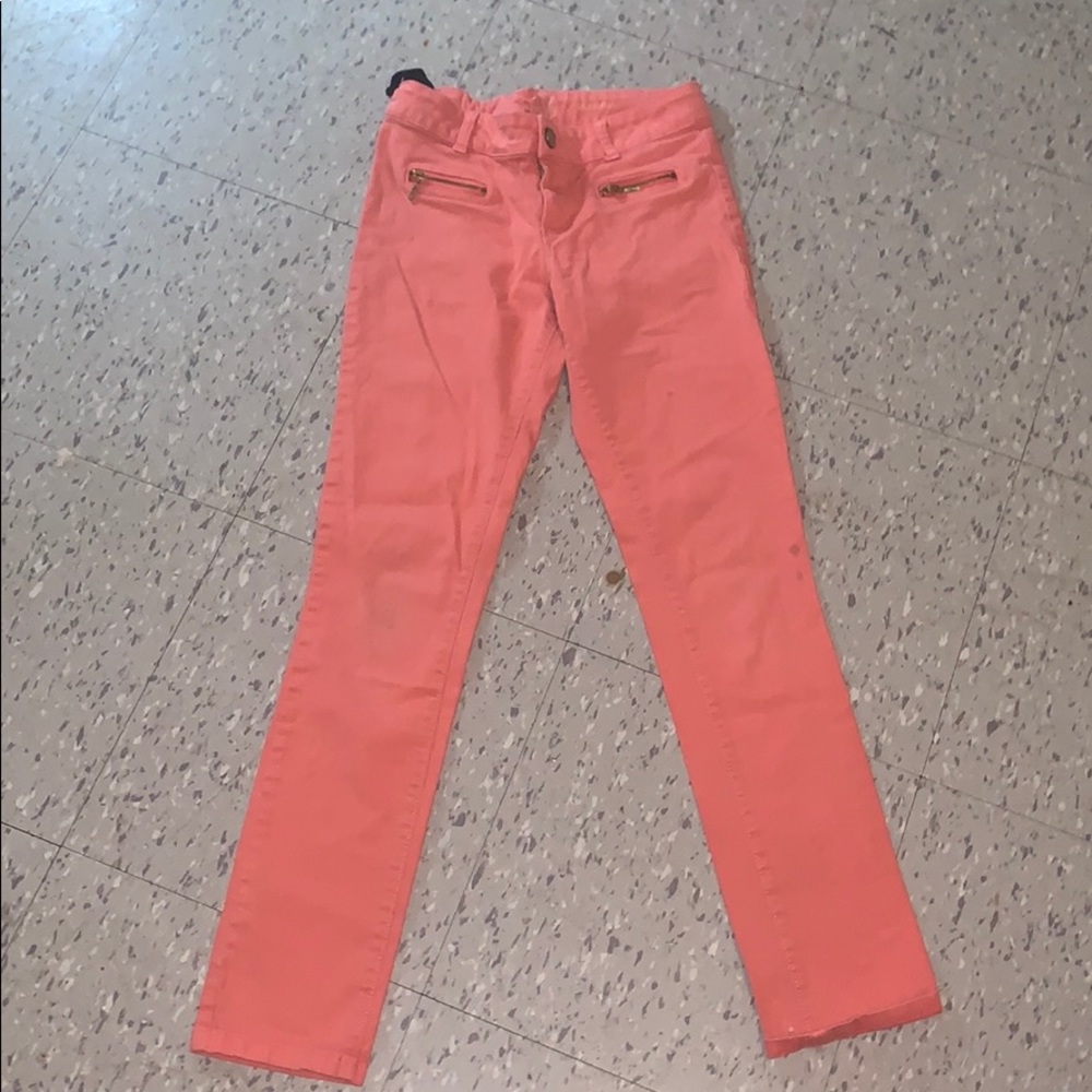Pink jeans